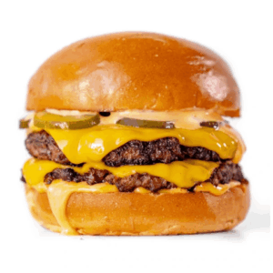 Burger beef double and fries